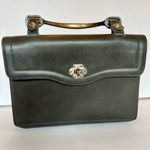 Vintage Lesco Lona purse in gray leather